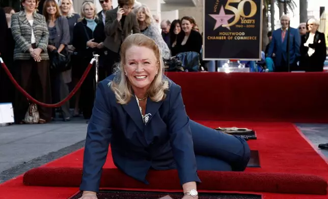 FILE - Actress Diane Ladd poses after she received a star on the Hollywood Walk of Fame in Los Angeles, Nov. 1, 2010. (AP Photo/Matt Sayles, File)