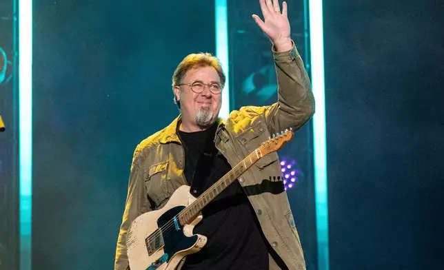 FILE - Vince Gill appears at 2023 CMA Fest in Nashville, Tenn., on June 8, 2023. (Photo by Amy Harris/Invision/AP, File)