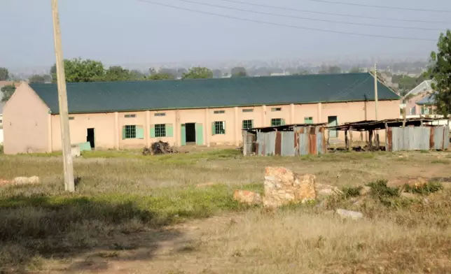 A general view of the school from which school children were kidnapped by gunmen in Kebbi, Nigeria, Monday, Nov 17, 2025. (AP Photo/Deeni Jibo)