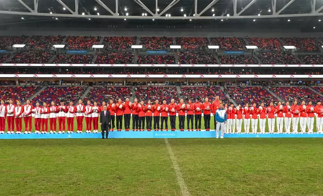 The award ceremony for women's group. Photo source: HKSAR Government Press releases