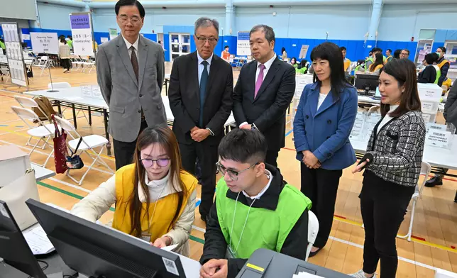 EAC Chairman inspects briefing and training sessions for electoral staff of 2025 Legislative Council General Election  Source: HKSAR Government Press Releases