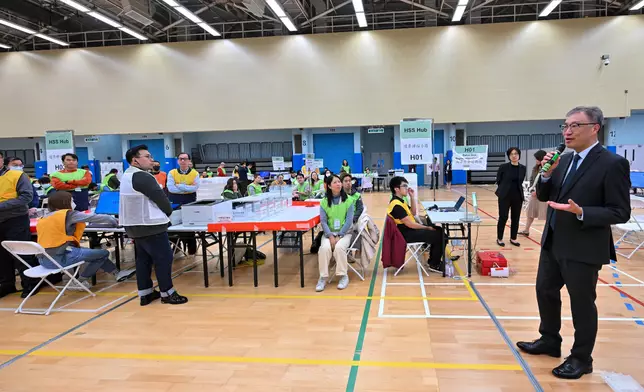 EAC Chairman inspects briefing and training sessions for electoral staff of 2025 Legislative Council General Election  Source: HKSAR Government Press Releases