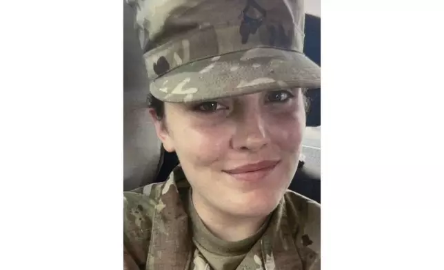 This photo provided by the U.S. Attorney's Office on Thursday, Nov. 27, 2025, shows National Guard member Specialist Sarah Beckstrom. (U.S. Attorney's Office via AP)
