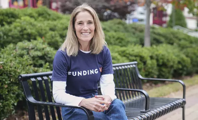 Jeannie Tarkenton poses for a photo Friday, Nov. 21, 2025, in Atlanta. (AP Photo/Megan Varner)