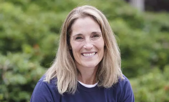 Jeannie Tarkenton poses for a photo Friday, Nov. 21, 2025, in Atlanta. (AP Photo/Megan Varner)