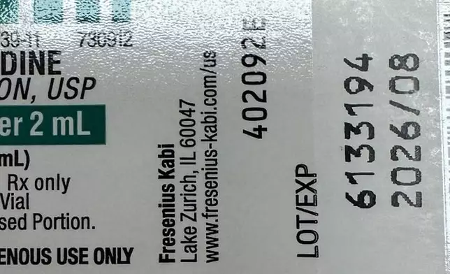 Three lots (numbers 6133156, 6133194, 6133388) of Famotidine Injection are being recalled in the U.S. by Fresenius Kabi.