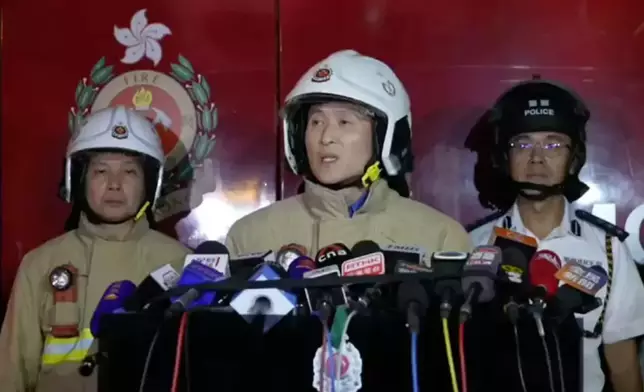 Mr. Chan Derek Armstrong, the Dep Director of Fire Services (Operations), Photo source: FB of the Fire Services Department