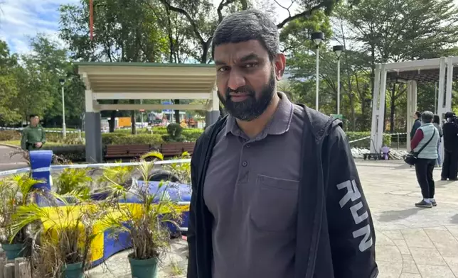 Taj deen, the Indian resident of Kwong Yau House, Photo by Bastille Post