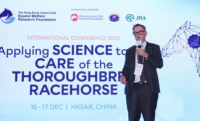 Andrew Harding, Executive Director, Racing of The Hong Kong Jockey Club and a Board Member of the HKJC Equine Welfare Research Foundation, is delighted that conference delegates explored some of the most pressing issues in the horse racing to find evidence-based solutions.