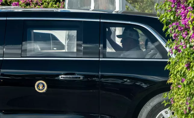 President Donald Trump departs his Mar-a-Lago club, Monday, Dec. 22, 2025, in Palm Beach, Fla. (AP Photo/Alex Brandon)