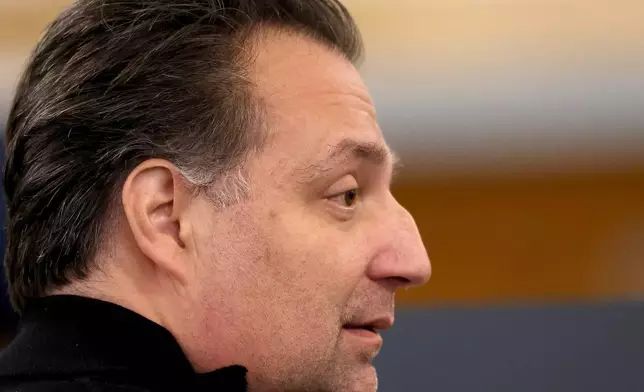 Brian Walshe listens to testimony during his murder trial, Wednesday, Dec. 10, 2025, in Dedham, Mass. (Mark Stockwell /The Boston Herald via AP, Pool)