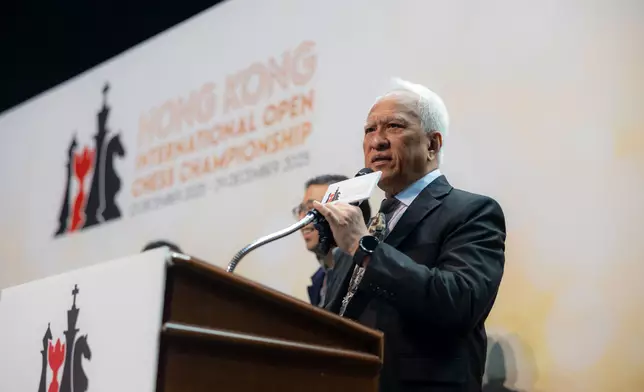 The President of the Hong Kong China Chess Federation, Mr. KK Chan