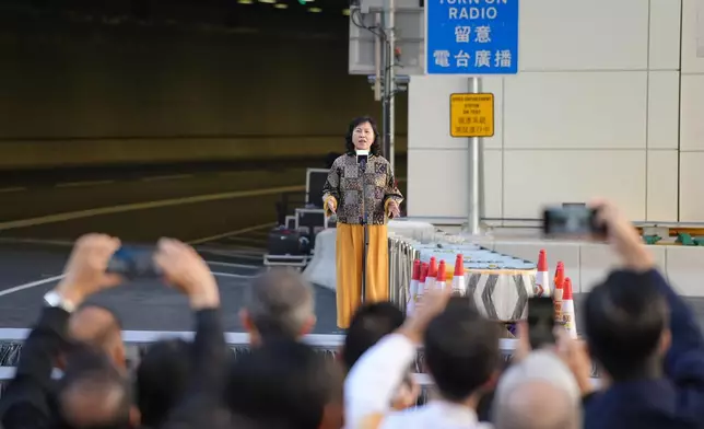 Ms. Mable Chan, the Secretary for Transport and Logistics, Photo by Bastille Post