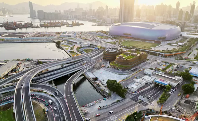 The intersection of Kai Tak of the Central Kowloon Bypass (Yau Ma Tei Section)