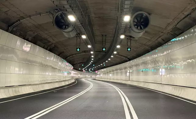 The tunnel of the Central Kowloon Bypass (Yau Ma Tei Section)