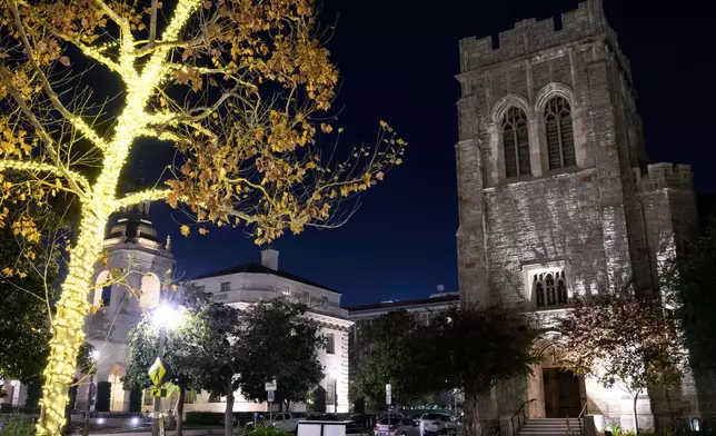 The All Saints Episcopal Church in Pasadena, Calif., on Monday, Dec. 15, 2025. (AP Photo/William Liang)