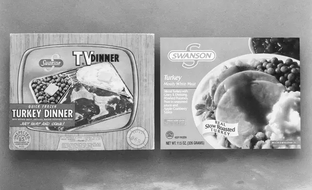 FILE - A package with a picture of a TV set with knobs is pictured in 1994. (AP Photo, File).