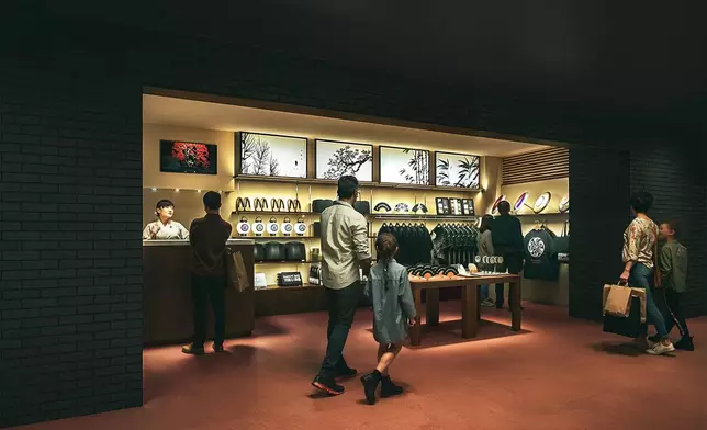 Illustrative image of the gift shop