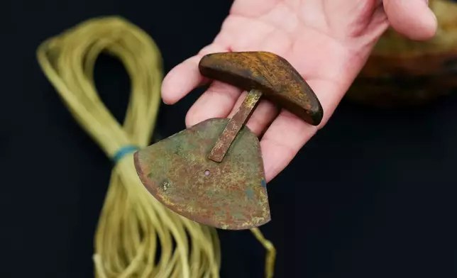A selection of Inuit items are unveiled at the Canadian Museum of History in Gatineau, Que., on Tuesday, Dec. 9, 2025. (Sean Kilpatrick /The Canadian Press via AP)