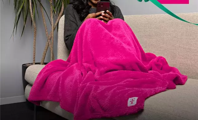 T-Mobile Tuesdays hit a new high with 2.3 million people clicking to claim the free T-Mobile magenta sherpa blanket in the T-Life app on Dec. 9.