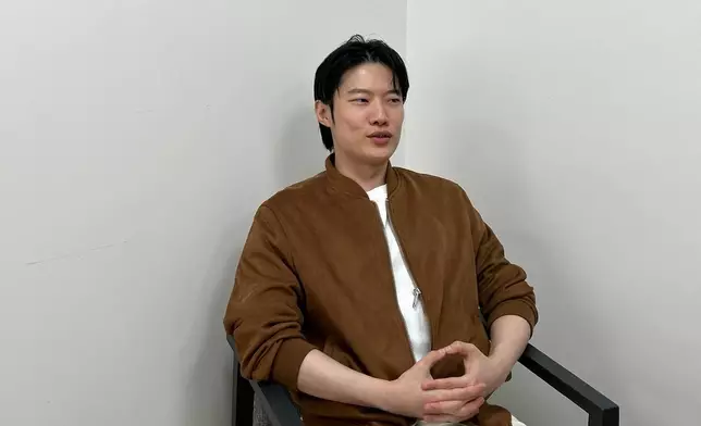 South Korean actor Julian Shin talks to The Associated Press about his career and efforts to break into Hollywood in Seoul, Sunday, Nov. 9, 2025. (AP Photo/Juwon Park)