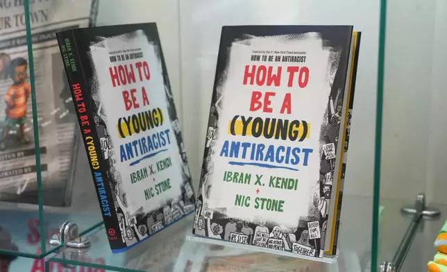 Items for sale are displayed at Martin Luther King Jr. National Historical Park, Tuesday, Dec. 9, 2025, in Atlanta. (AP Photo/Megan Varner)