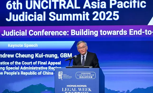 Hong Kong Legal Week 2025 commences today Source: HKSAR Government Press Releases