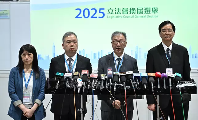 Counting of votes for Legislative Council General Election completed smoothly  Source: HKSAR Government Press Releases