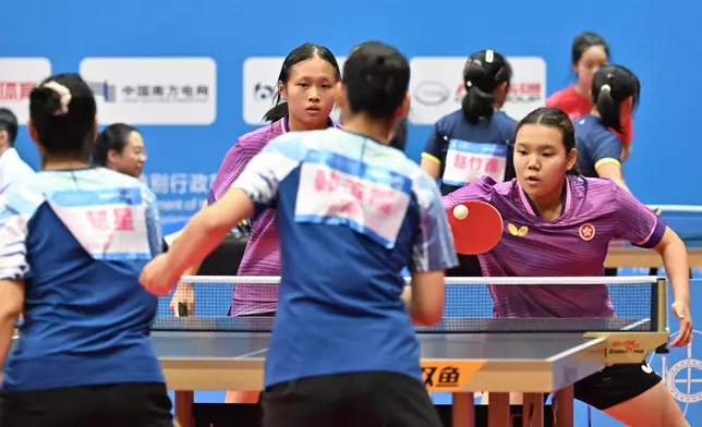 NGD table tennis competition of 12th NGD and 9th NSOG concludes Source: HKSAR Government Press Releases