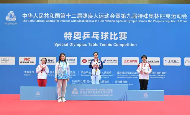 NGD table tennis competition of 12th NGD and 9th NSOG concludes Source: HKSAR Government Press Releases
