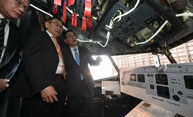 Speech by CE at Launch Ceremony of Aircraft Engineering Training Centre  Source: HKSAR Government Press Releases