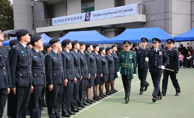 Civil Aid Service holds Passing-out Parade for 91st Recruits Source: HKSAR Government Press Releases