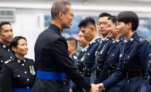 Deputy Commissioner of Police encourages graduates to jointly safeguard Hong Kong citizens  Source: HKSAR Government Press Releases