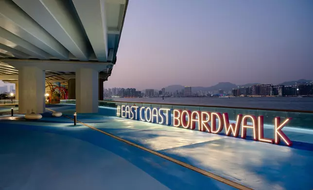 Final Kilometre of East Coast Boardwalk to open tomorrow connecting 13 km long harboufront on Hong Kong Island Source: HKSAR Government Press Releases