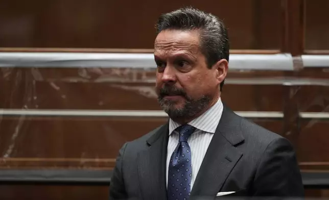 Alan Jackson, attorney of Nick Reiner, speaks in court to defend Reiner on murder charges for the killing of his parents Rob and Michele Weiner on Wednesday, Dec. 17, 2025, in Los Angeles. (AP Photo/Jae C. Hong, Pool)