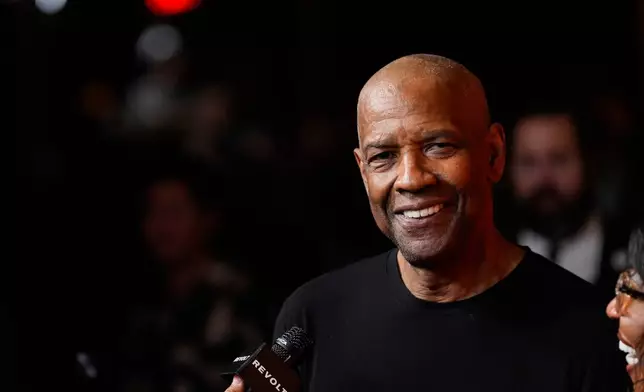 FILE - Denzel Washington arrives at a special screening of "Highest 2 Lowest" on Wednesday, Aug. 13, 2025, in Los Angeles. (AP Photo/Chris Pizzello, File)