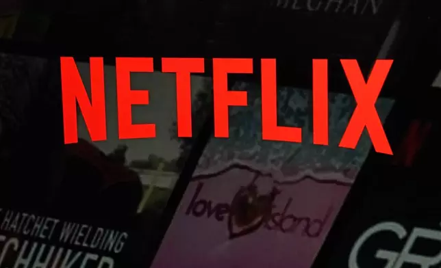 FILE - The Netflix logo is shown in this photo from the company's website on Feb. 2, 2023, in New York. (AP Photo/Richard Drew, File)