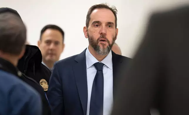 Former Department of Justice Special Counsel Jack Smith arrives under subpoena for a House Judiciary Committee deposition as part of its oversight into DOJ investigations into President Donald Trump, on Capitol Hill in Washington, Wednesday, Dec. 17, 2025. (AP Photo/J. Scott Applewhite)