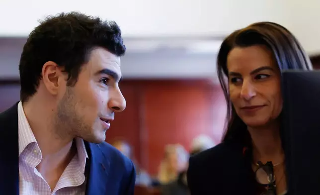 Luigi Mangione appears in Manhattan Criminal Court for an evidence hearing, Tuesday, Dec. 9, 2025, in New York. ( John Angelillo/Pool Photo via AP)