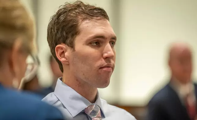 Tyler Robinson, accused of the murder of Charlie Kirk, appears during a hearing in Fourth District Court in Provo, Thursday, Dec. 11, 2025. (Rick Egan/The Salt Lake Tribune via AP, Pool)