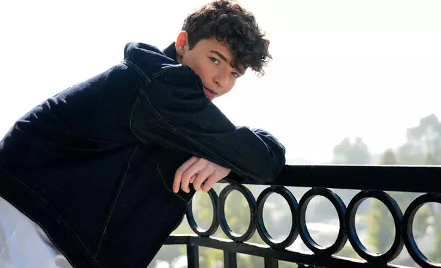 Actor Owen Cooper poses for a portrait on Saturday, Nov. 8, 2025, in Los Angeles. (AP Photo/Chris Pizzello)
