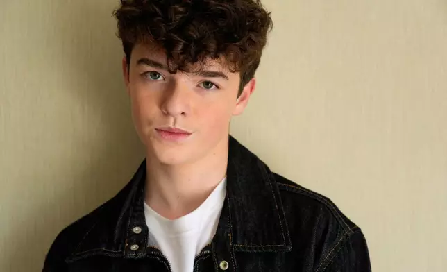 Actor Owen Cooper poses for a portrait on Saturday, Nov. 8, 2025, in Los Angeles. (AP Photo/Chris Pizzello)