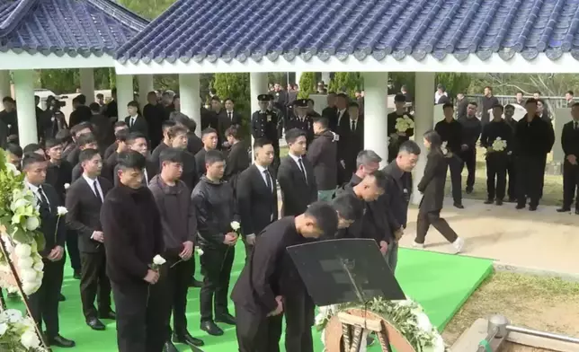 Mr. Ho's fellow firemen, families, fiancée, and even his pet dog, all paid homage to his sacrifice. Photo source: Screenshot of the live stream of FSD