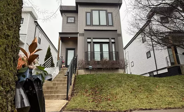 Spencer and Monique Tepe's home in Columbus, Ohio, on Tuesday, Jan. 6, 2026. (AP Photo/Patrick Aftoora-Orsagos)