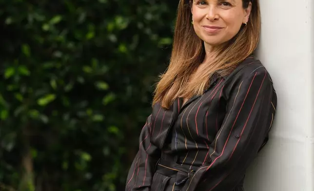 Author Laura Dave poses for a portrait on Tuesday, Dec. 9, 2025, in Santa Monica, Calif. (AP Photo/Chris Pizzello)