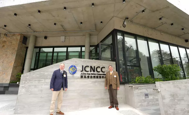 Guests tour the Jockey Club Nature Conservation Centre.