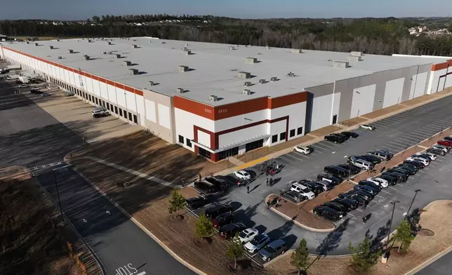 The Fulton County Election Hub and Operation Center, is seen Wednesday, Jan. 28, 2026, in Union City, Ga, near Atlanta, as FBI agents search at the main election facility. (AP Photo/Mike Stewart)