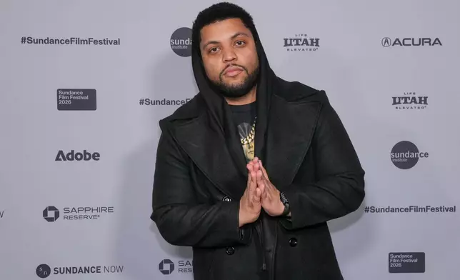 O'Shea Jackson Jr. attends the premiere of "The Shitheads" during the Sundance Film Festival on Friday, Jan. 23, 2026, at Library Center Theatre in Park City, Utah. (Photo by Charles Sykes/Invision/AP)