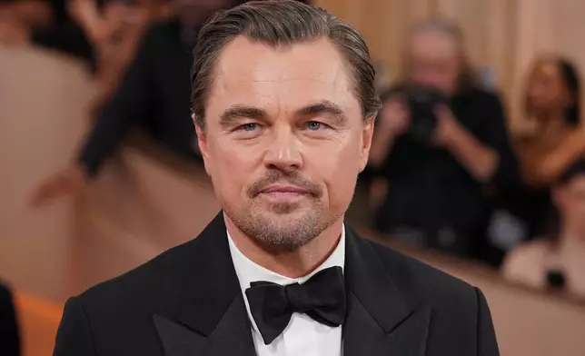 Leonardo DiCaprio arrives at the 83rd Golden Globes on Sunday, Jan. 11, 2026, at the Beverly Hilton in Beverly Hills, Calif. (Photo by Jordan Strauss/Invision/AP)