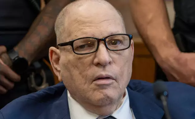 POOL PHOTO: Harvey Weinstein appeared in court today to see if he will have to stand trial again for his sexual assault crimes. Photos by Steven Hirsch /New York Post via AP) Harvey Weinstein appears in court in New York, Thursday, Jan. 8, 2026. (Steven Hirsch/New York Post via AP, Pool)